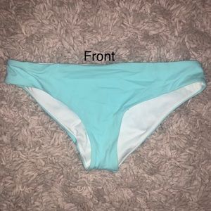 VS PINK cheeky bikini bottoms- BLUE -women’s xs